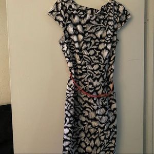 Black and white dress